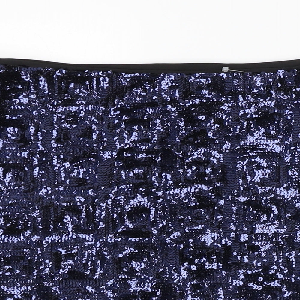 H&M Womens Blue   Straight & Pencil Skirt Size 8