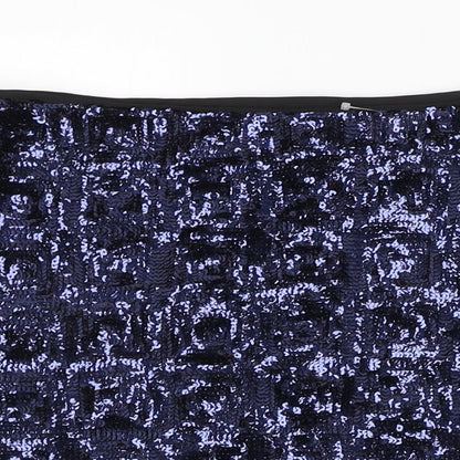 H&M Womens Blue   Straight & Pencil Skirt Size 8