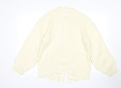 Top Style Womens Beige   Cardigan Jumper Size L