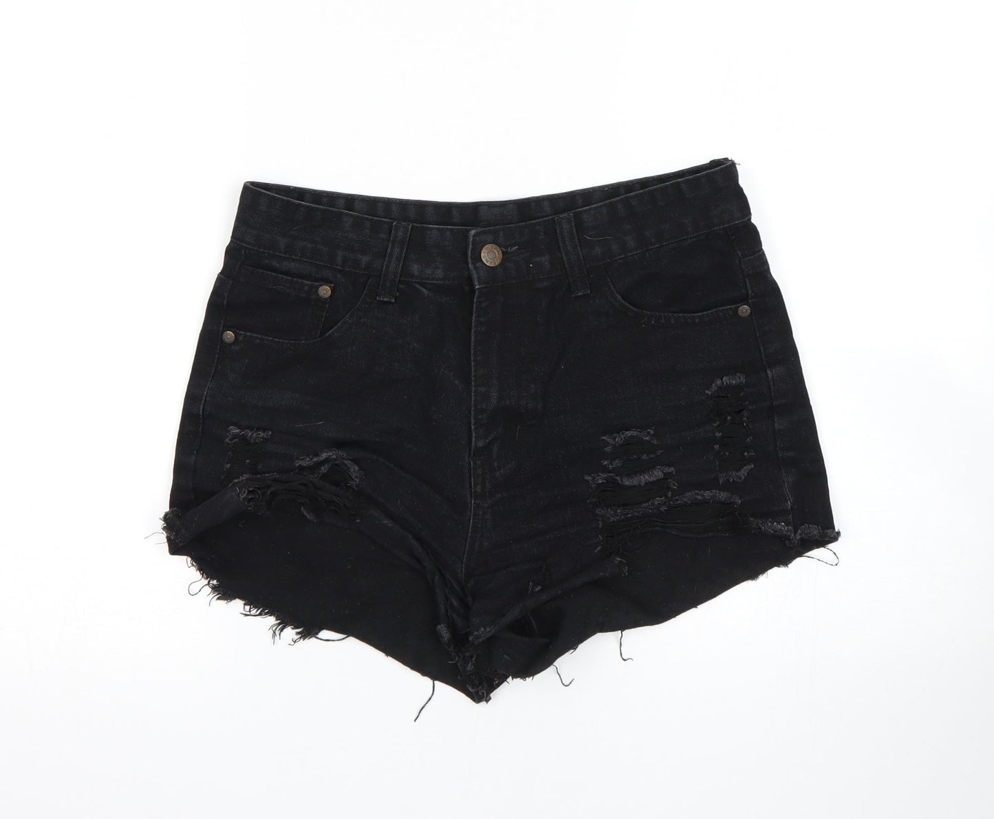 Womens UK Size M Preworn Regular Fit Cut-Off Shorts
