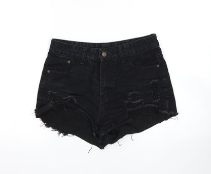 Womens UK Size M Preworn Regular Fit Cut-Off Shorts