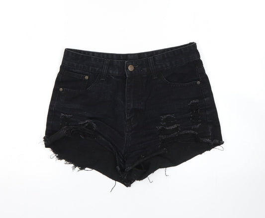 Womens UK Size M Preworn Regular Fit Cut-Off Shorts