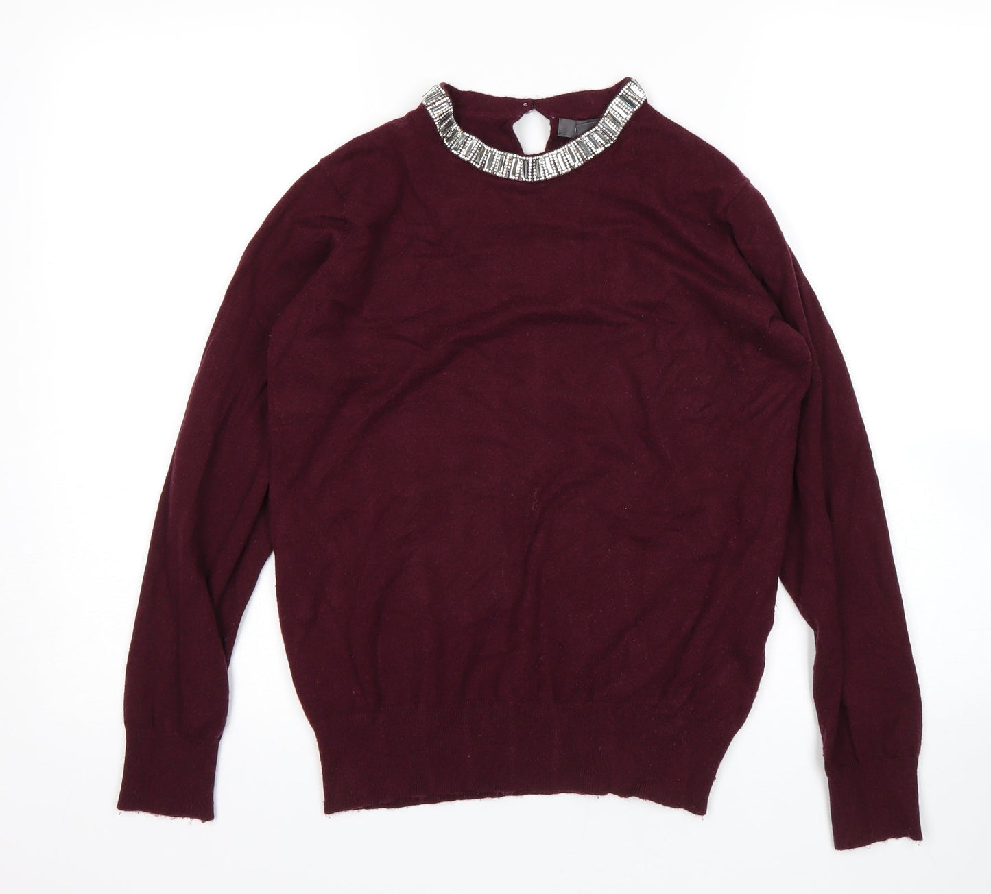 Primark Womens Purple   Pullover Jumper Size M