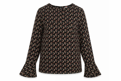 Womens UK Size 8 NEXT Multicoloured Basic Blouse