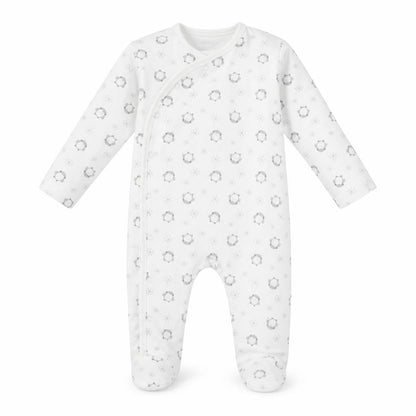 Nutmeg Baby White Animal Print  Babygrow One-Piece Size 9-12 Months  - Penguins