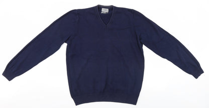 Marks and Spencer Mens Blue   Pullover Jumper Size L