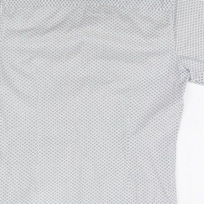 Mens UK Size M Burton White  Button-Up Short Sleeve Casual Shirt