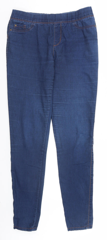Denim & Co. Womens Blue   Jegging Jeans Size 12 L30 in