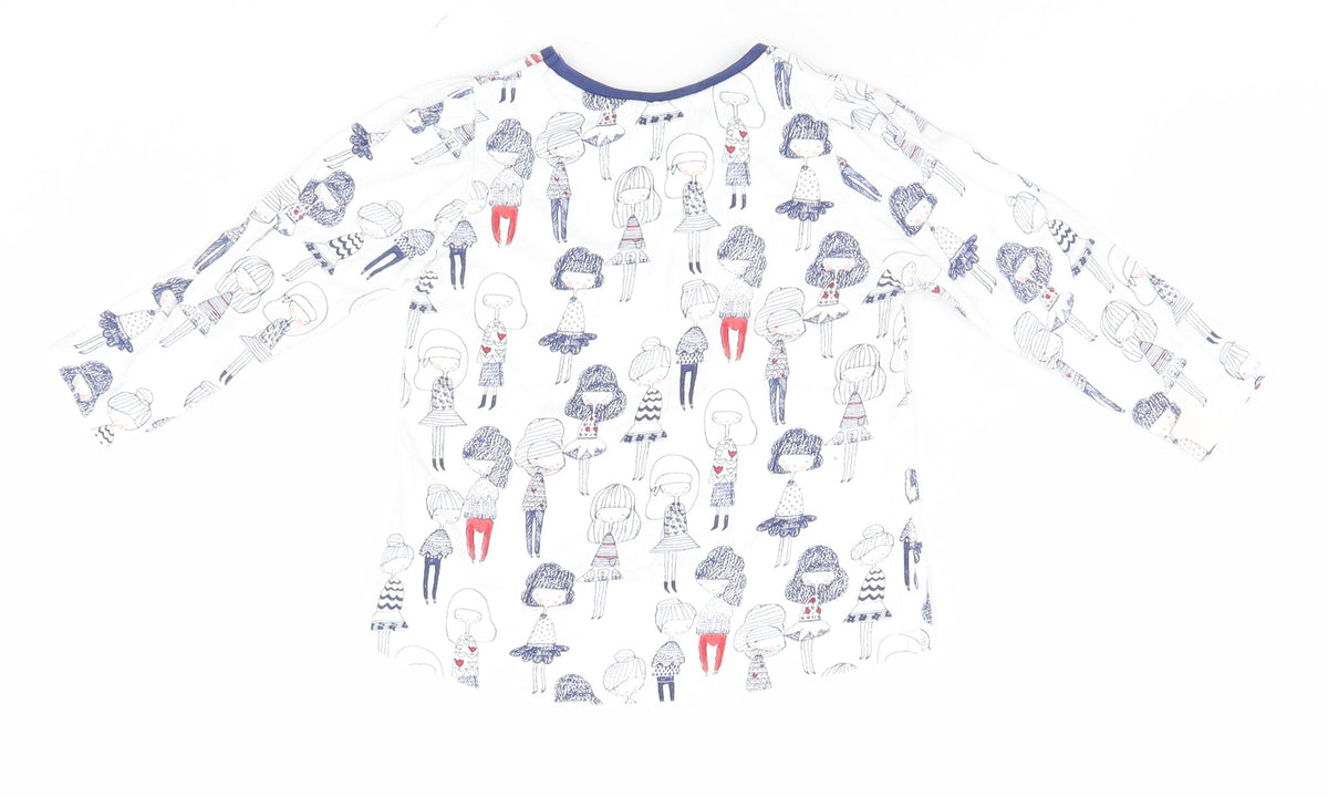 Mini Club Baby White   Basic T-Shirt Size 9-12 Months