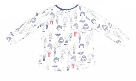 Mini Club Baby White   Basic T-Shirt Size 9-12 Months