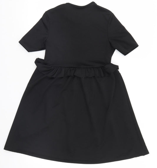 Boohoo Womens Black   Basic Blouse Size 10