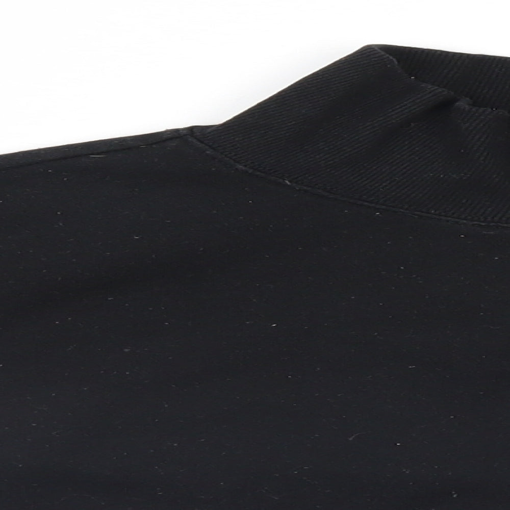 Womens UK Size S Divided Black Pullover Jumper