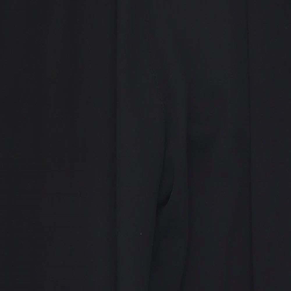 Womens UK Size S Preworn Regular Fit  Black Trousers