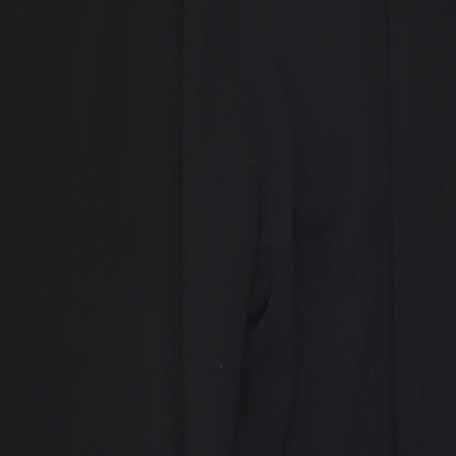 Womens UK Size S Preworn Regular Fit  Black Trousers