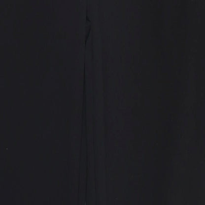 Womens UK Size S Preworn Regular Fit  Black Trousers