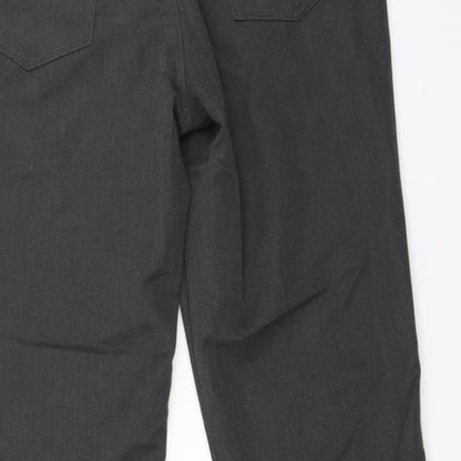 Burton Mens Grey   Trousers  Size 36 in L27 in