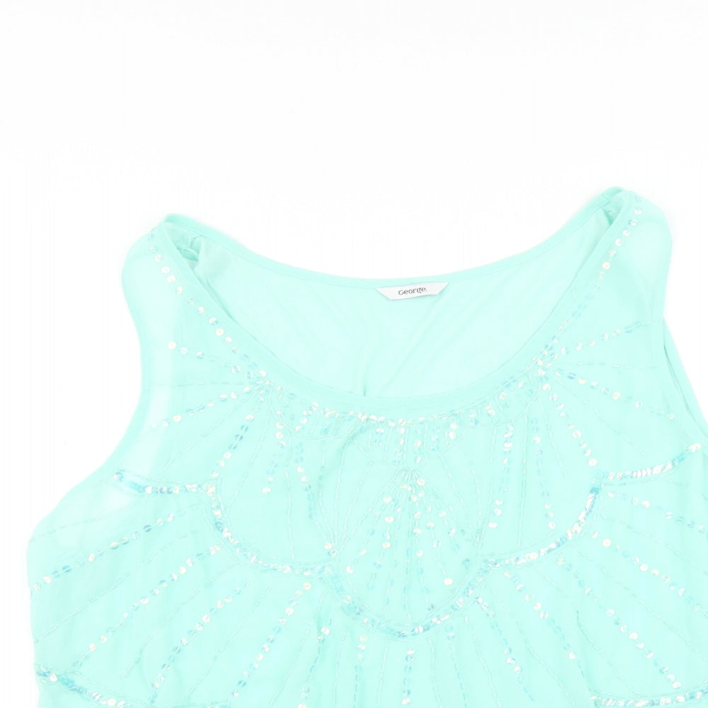 George Womens Blue   Basic Blouse Size 20