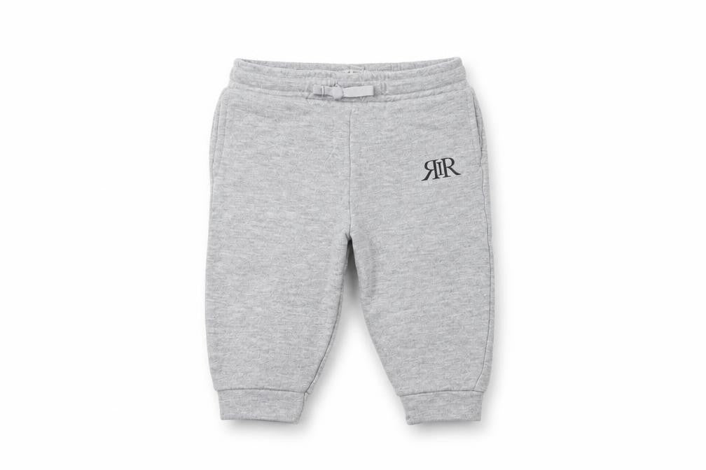 Front view of River Island Baby Grey Jogger Trousers, size 9, Months