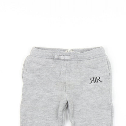 River Island Baby Grey   Jogger Trousers Size 9 Months