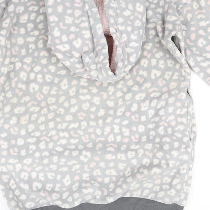 ESMARA Womens Grey Animal Print   Pyjama Top Size 12