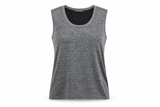 Womens UK Size 10 editions Grey Basic T-Shirt