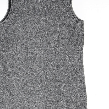 editions Womens Grey   Basic T-Shirt Size 10