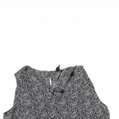 FOREVER 21 Womens Grey   Basic Button-Up Size L