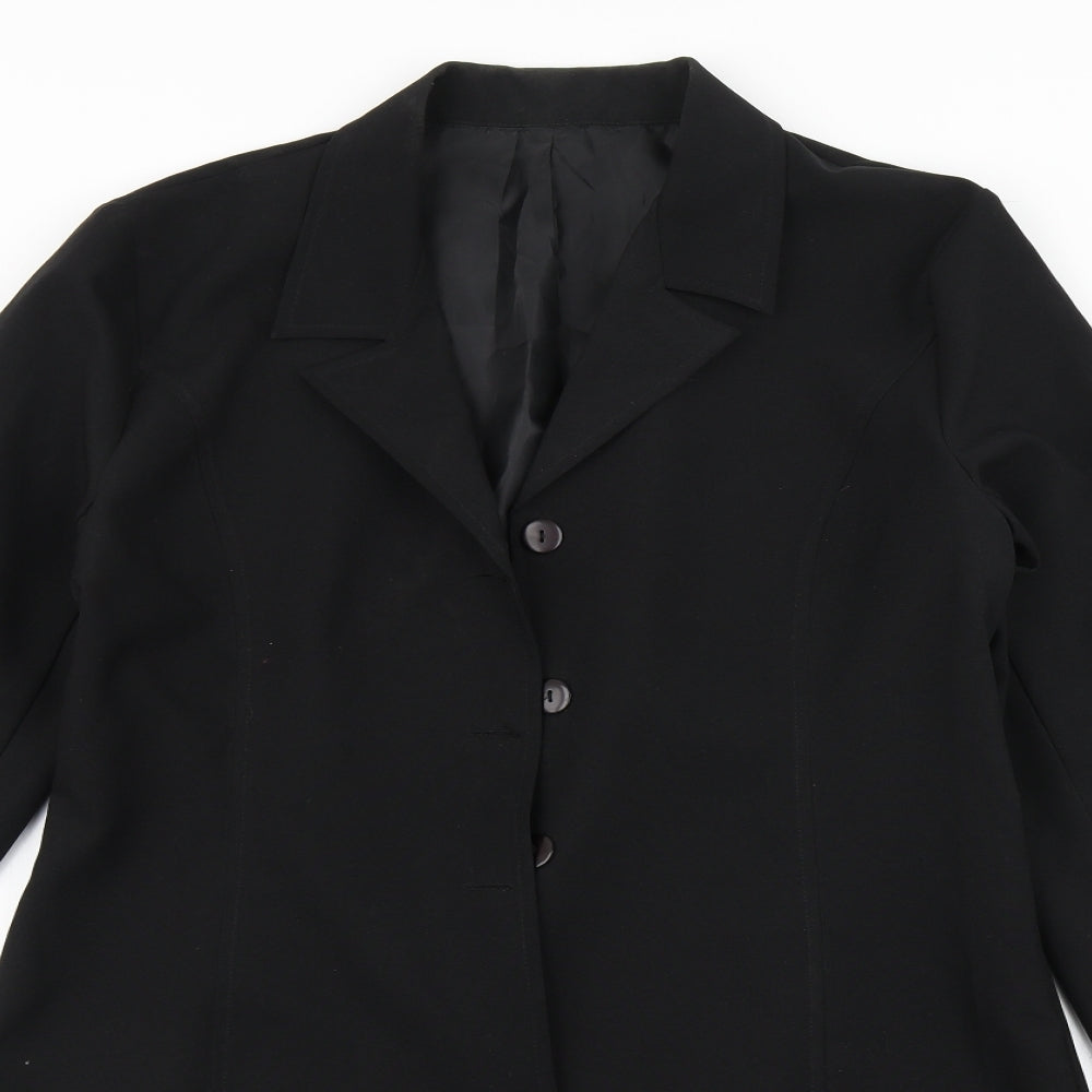 Preworb Womens Black    Blazer Size 6