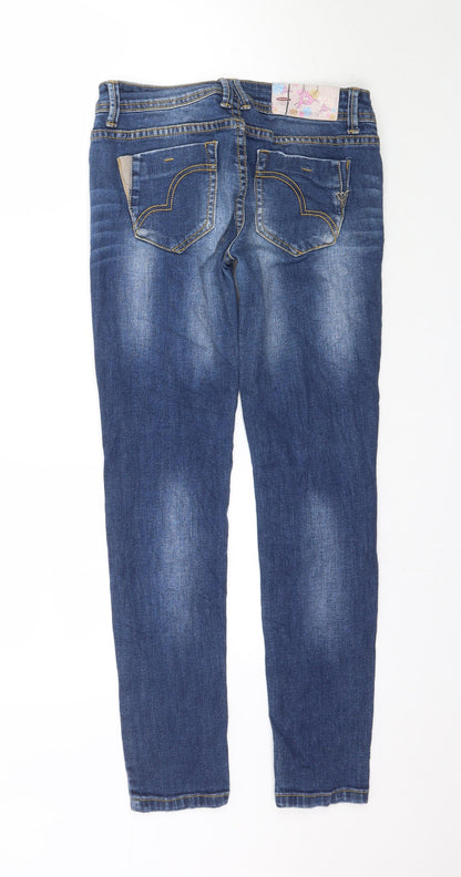 Bonavita Womens Blue  Denim Skinny Jeans Size 28 in L29 in