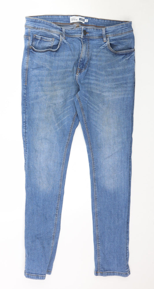 Matalan Womens Blue  Denim Skinny Jeans Size 36 in L31 in