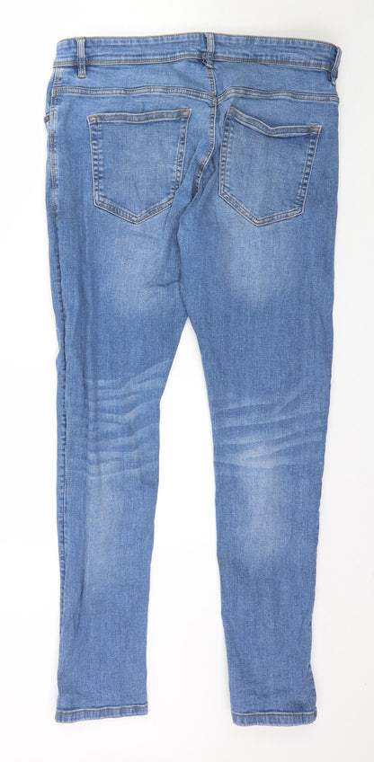 Matalan Womens Blue  Denim Skinny Jeans Size 36 in L31 in