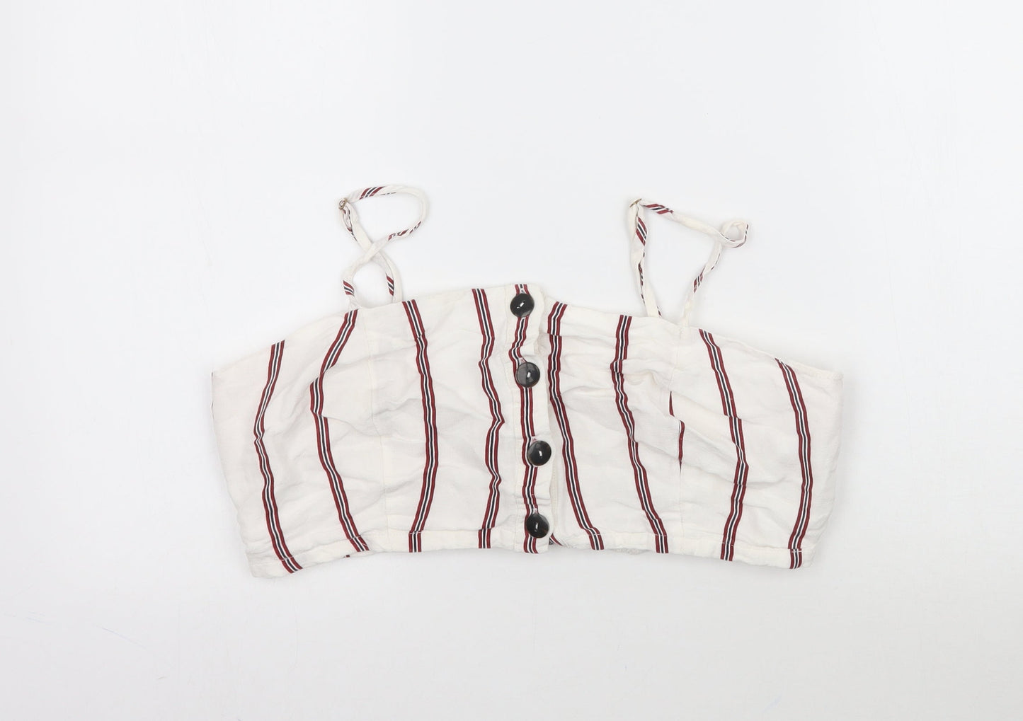 Womens UK Size 12 River Island White Camisole Blouse