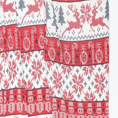 Primark Girls Red Fair Isle   Pyjama Pants Size 13-14 Years