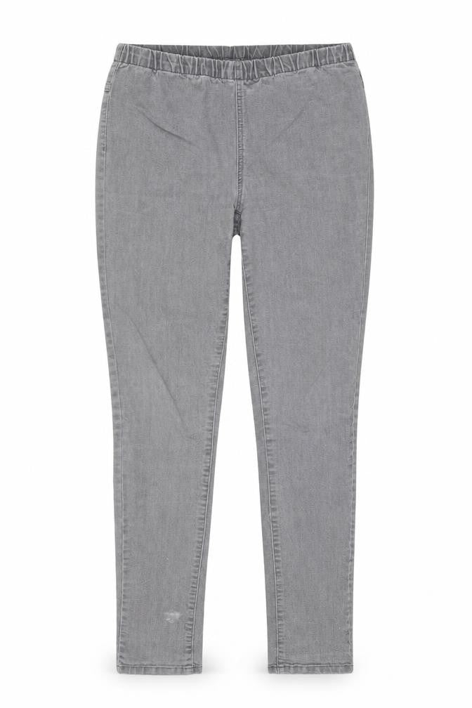 Womens UK Size L Pieces Regular Fit Jegging Grey Jeans