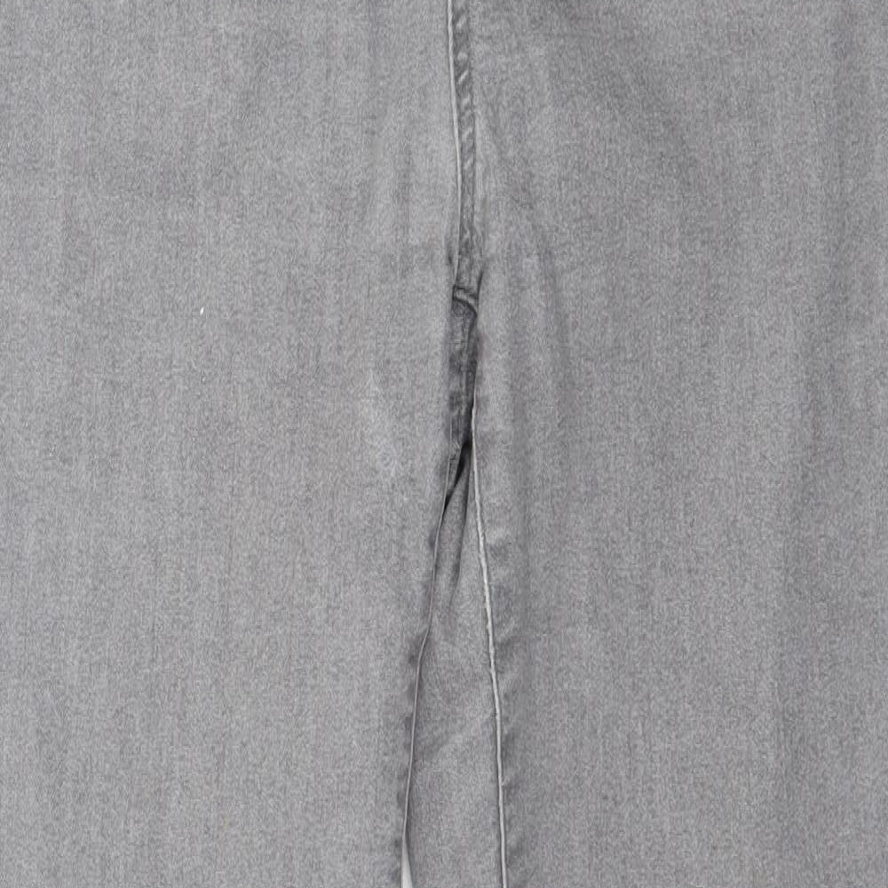 Womens UK Size L Pieces Regular Fit Jegging Grey Jeans