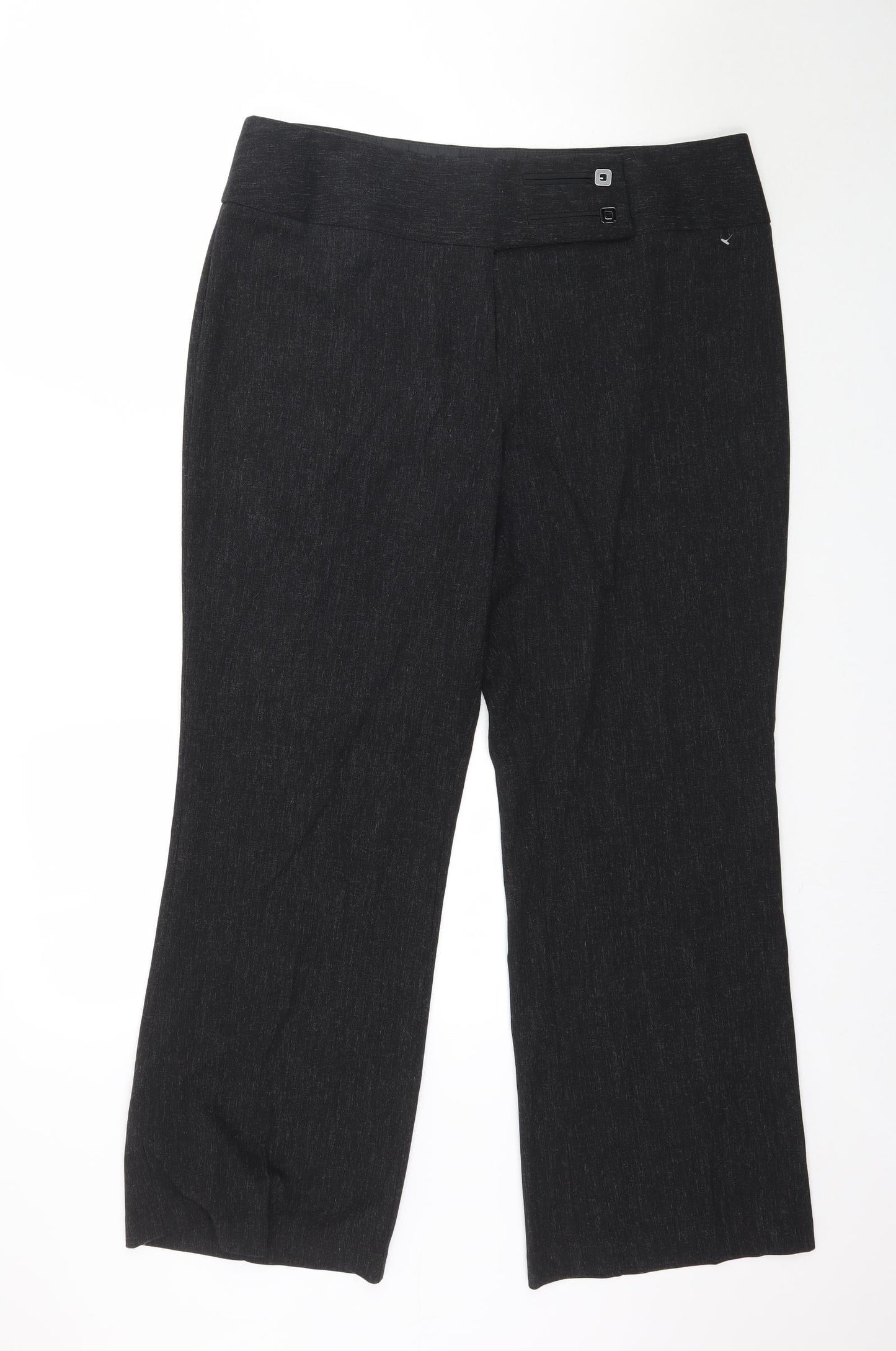 Womens UK Size 16 Marks and Spencer Regular Fit  Grey Trousers