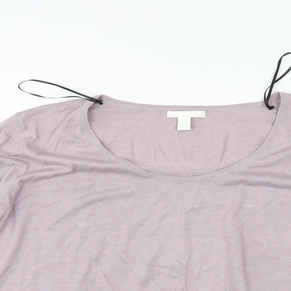Womens UK Size L H&M Pink Pullover Jumper