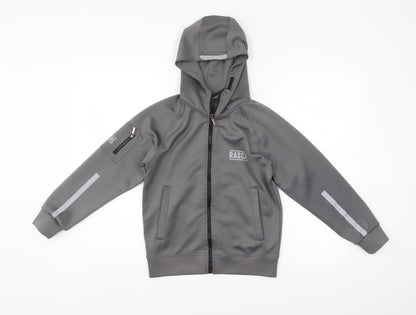 Rascal Boys Grey   Full Zip Hoodie