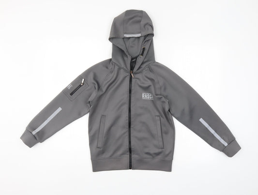 Rascal Boys Grey   Full Zip Hoodie