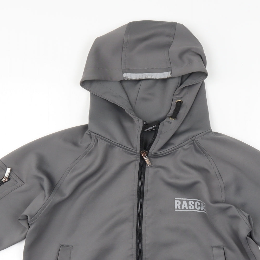Rascal Boys Grey   Full Zip Hoodie
