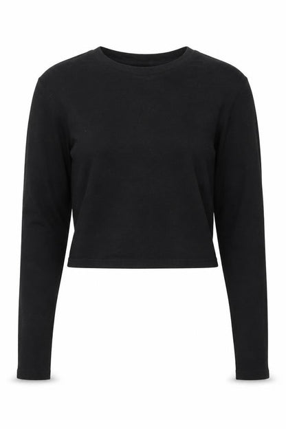 Womens UK Size 8 Topshop Black Basic T-Shirt