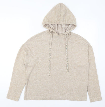 New Look Womens Beige   Pullover Hoodie Size S