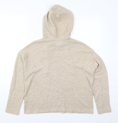 New Look Womens Beige   Pullover Hoodie Size S
