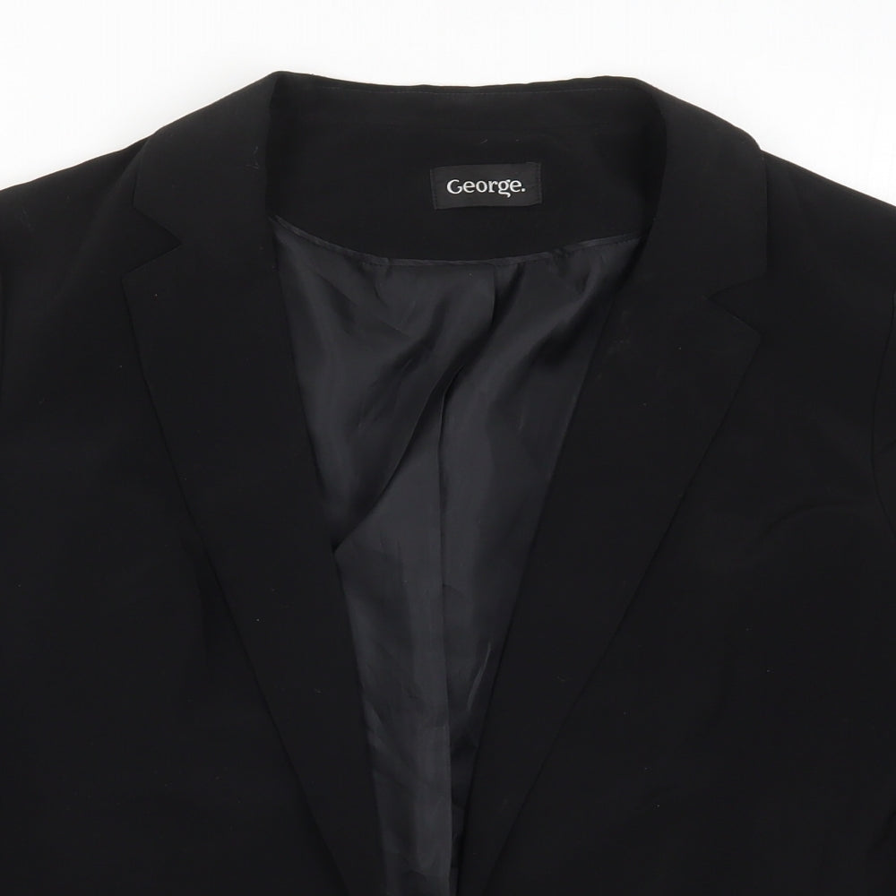 George Womens Black   Jacket Blazer Size 12