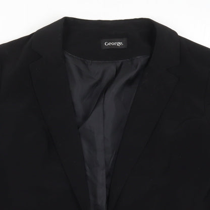 George Womens Black   Jacket Blazer Size 12