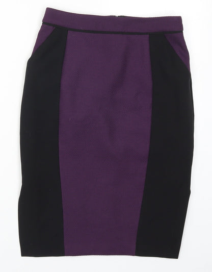 F&F Womens Purple   Straight & Pencil Skirt Size 6