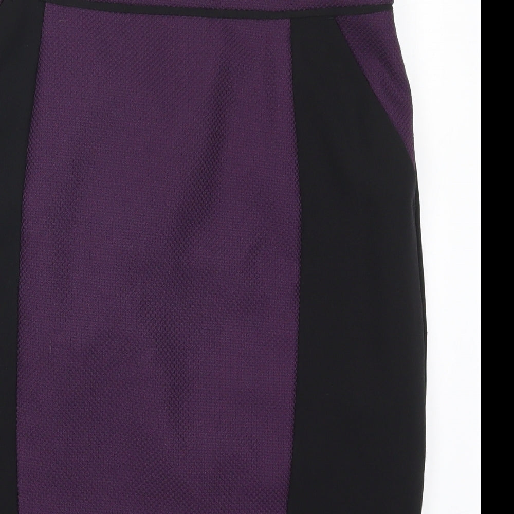F&F Womens Purple   Straight & Pencil Skirt Size 6
