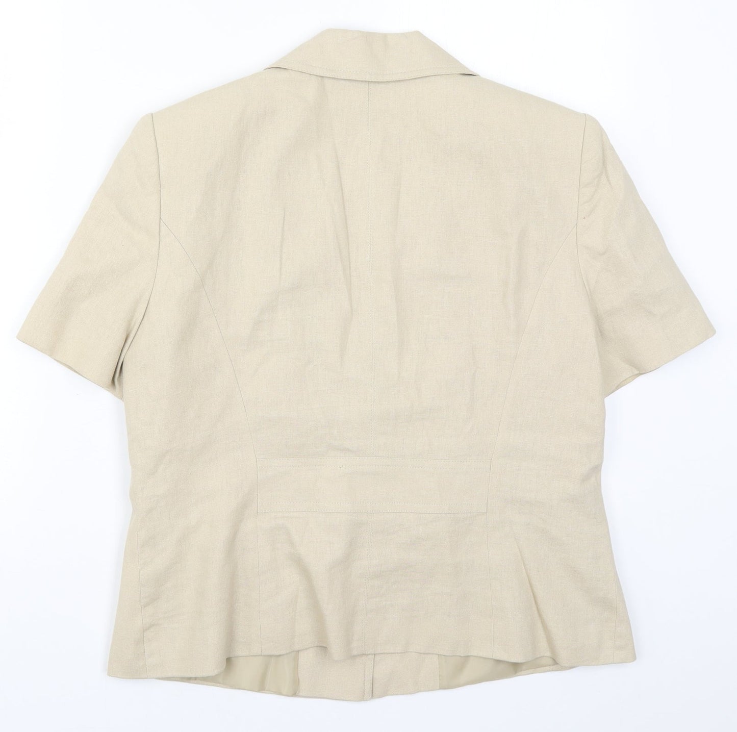 Womens UK Size 14 BHS Beige Jacket