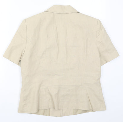 Womens UK Size 14 BHS Beige Jacket