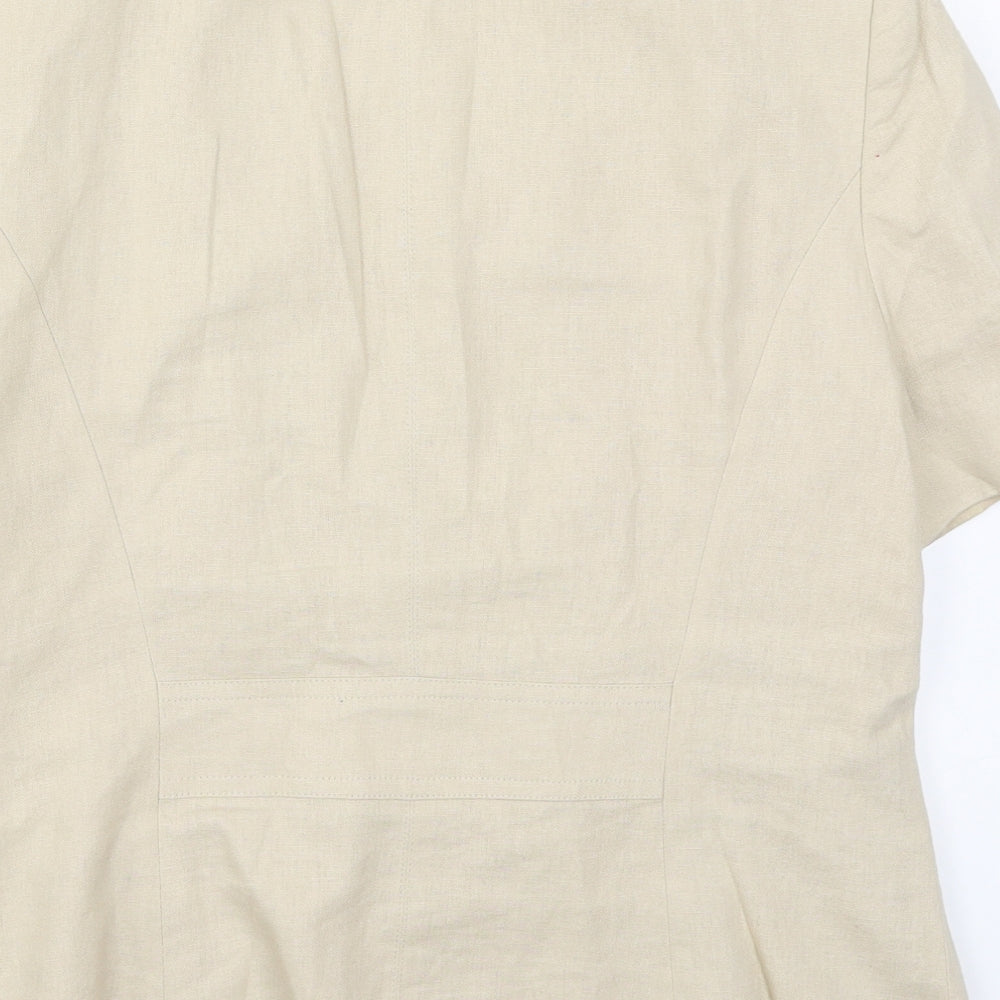 Womens UK Size 14 BHS Beige Jacket